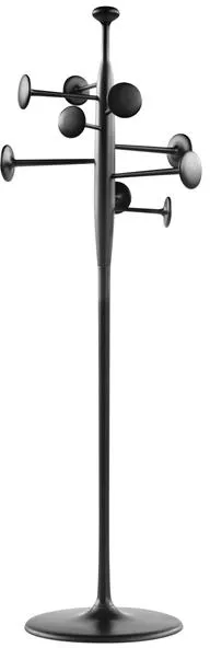 Mater Trumpet Garderobenständer Recyceltes Aluminium Schwarz